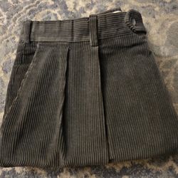 Men Grey Llbean Cordory Pants Size 38x34 