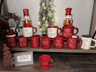 Rae Dunn Holiday Mugs $80 For All 
