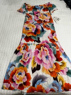 La Blanca Resortwear Floral Maxi Dress - XS