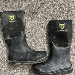 Waterproof work boots wading boots