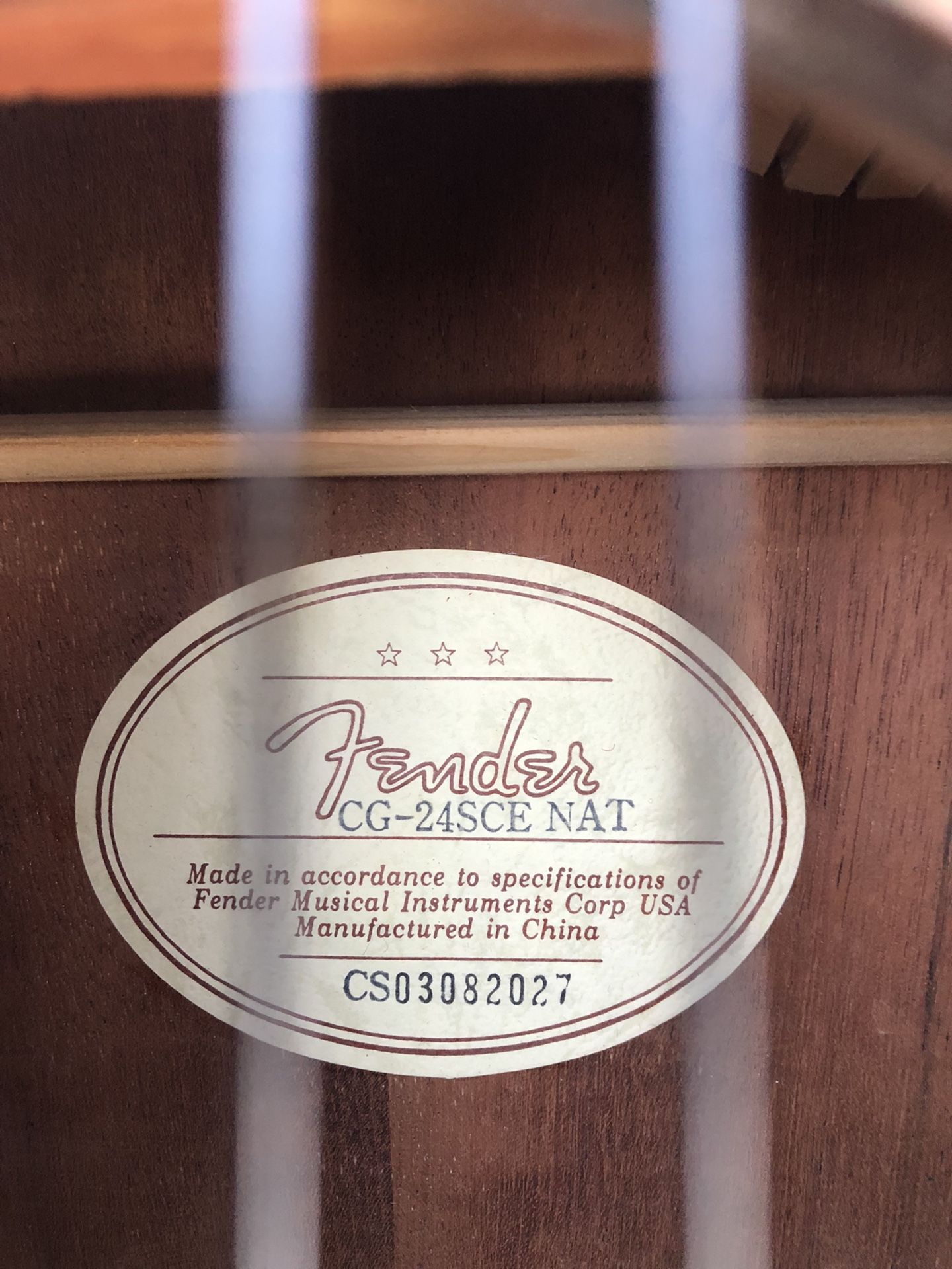 Fender CG-24 SCE Natural