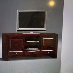 MODERN NEW EMILY MERLOT TV STAND ON SALE ONLY $349. IN STOCK SAME DAY DELIVERY 🚚 FINANCING AVAILABLE 