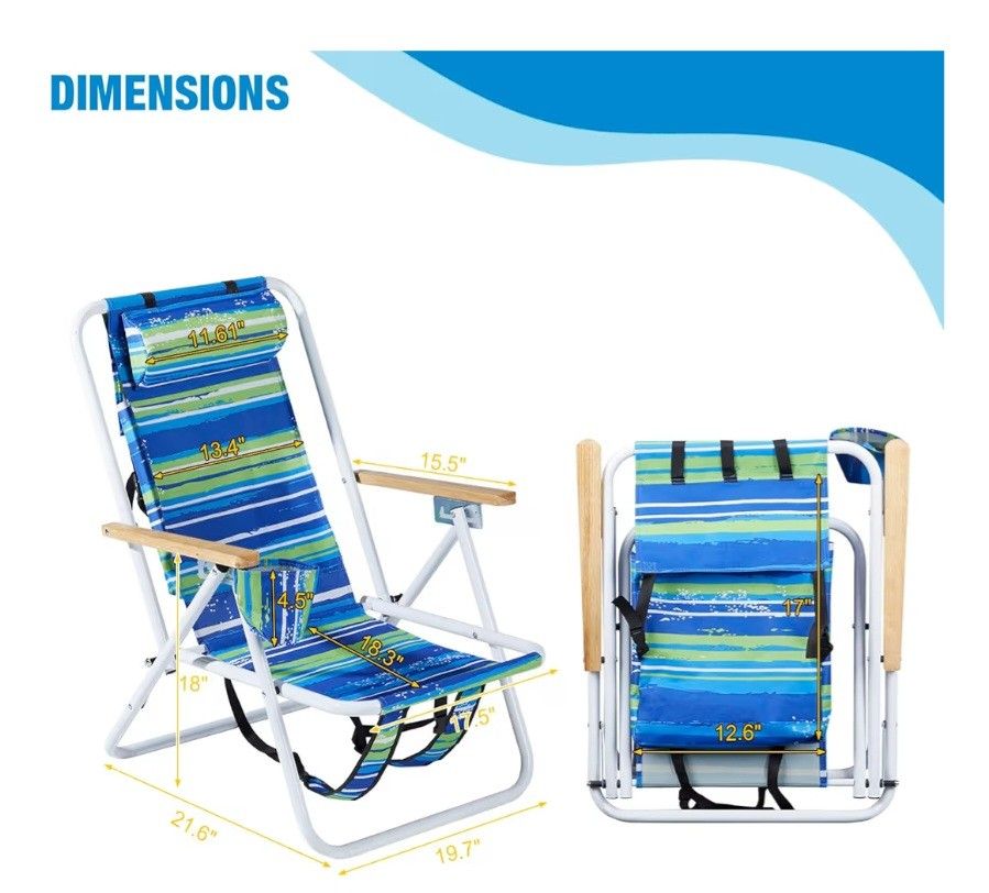 Backpack Chairs 2 Piece