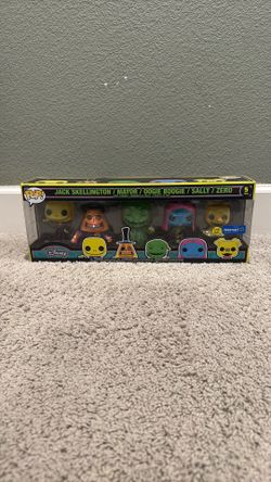 Funko Pop! The Nightmare Before Christmas Black Light Exclusive 5-Pack