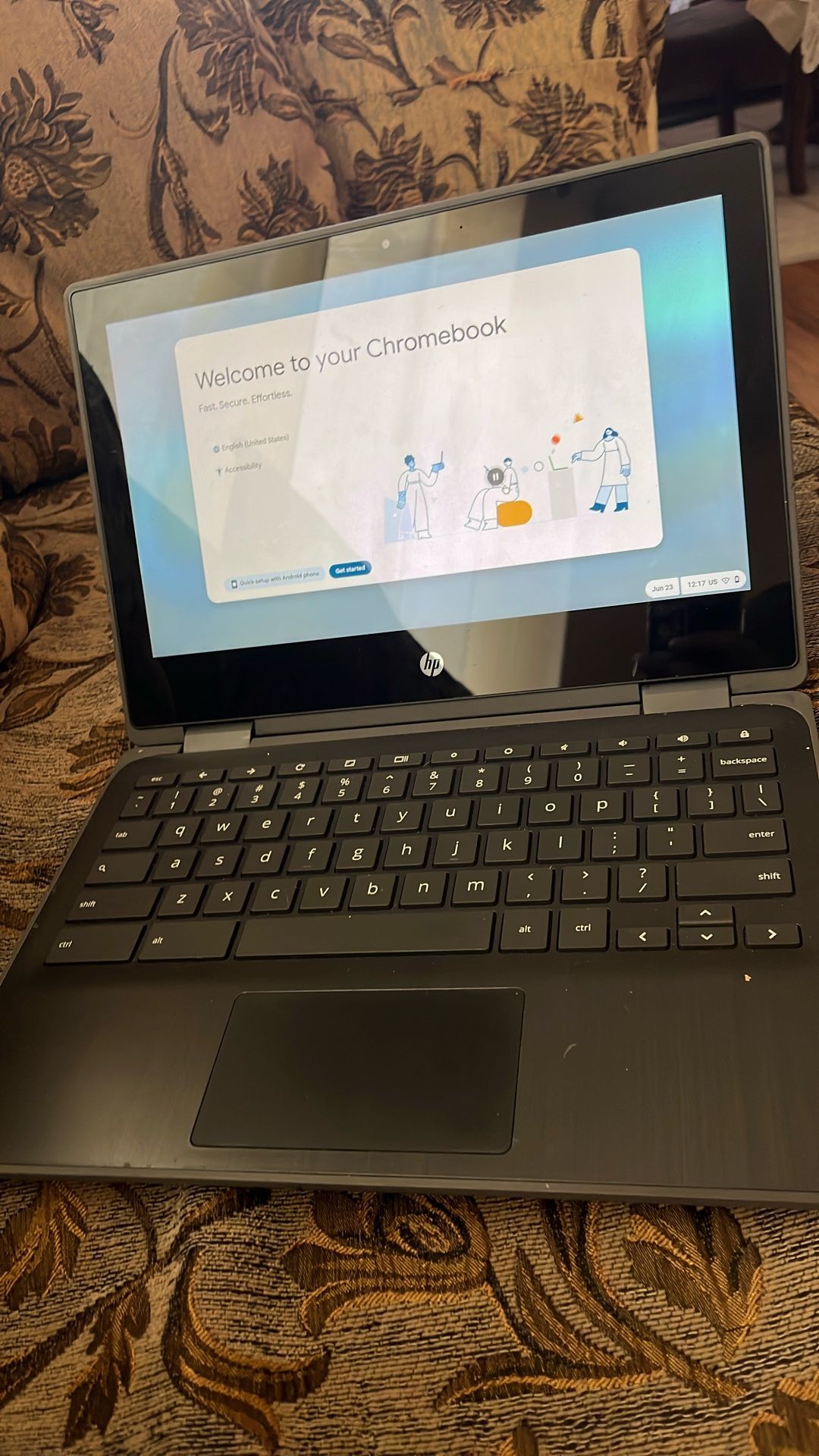 HP Chromebook Touchscreen