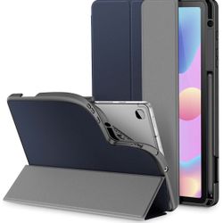 Galaxy Tab S6 Lite Case with S Pen Holder, Slim Tri-Fold Case Cover Compatible with Samsung Galaxy Tab S6 Lite 10.4 Inch Model SM-P610/P615 2020 Relea