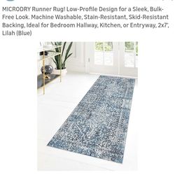 NEW 2 X 7 FT RUNNER RUG  ELEGANT DESIGN