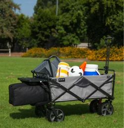 Mac Sports Mac Wagon Folding Table with Built in Cupholders & phone slot $59.99