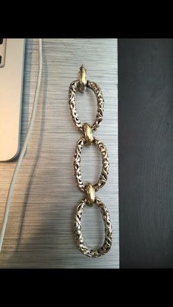 Women's Sterling silver and gold bracelet