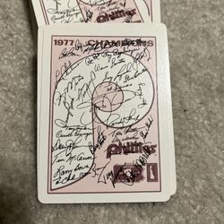 Philadelphia Phillies 1977 NL East Playing Cards