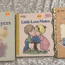 THREE Precious Moments Books