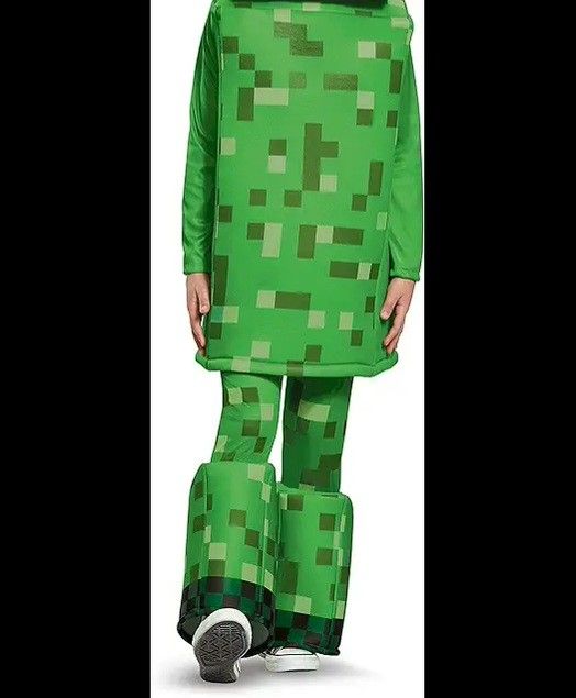 Minecraft Creeper Halloween Costume Child 7-8 Medium