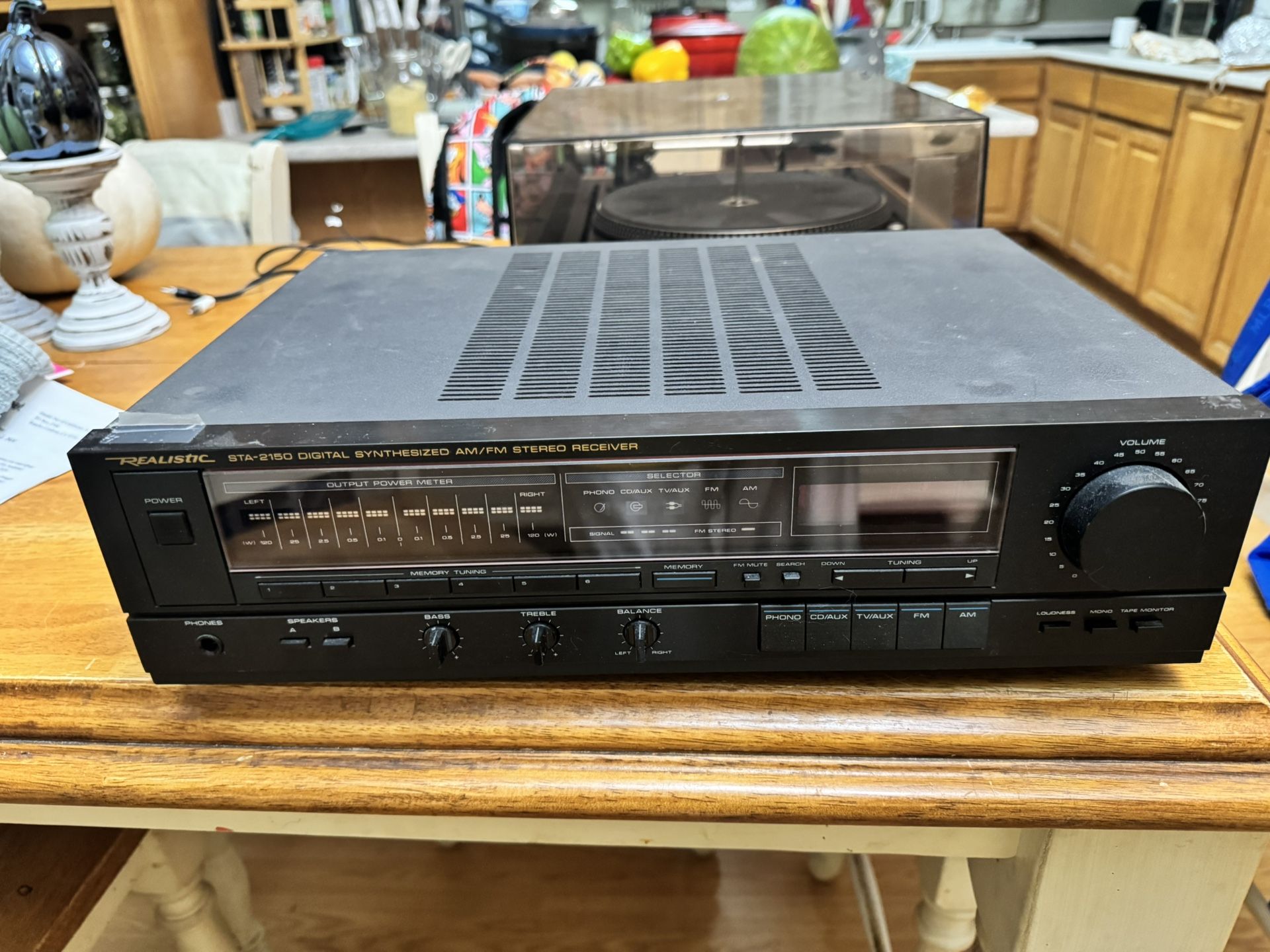Realistic STA-2150 Receiver and Dual 1237 Turntable