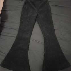 Velvet flare pants