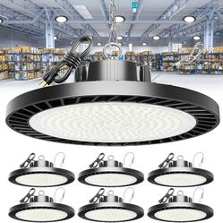 ONLYLUX
 250W UFO LED High Bay Light, 37500LM Super Bright Industrial UFO High Bay LED Shop Lights & Garage Lights,6000K Sh