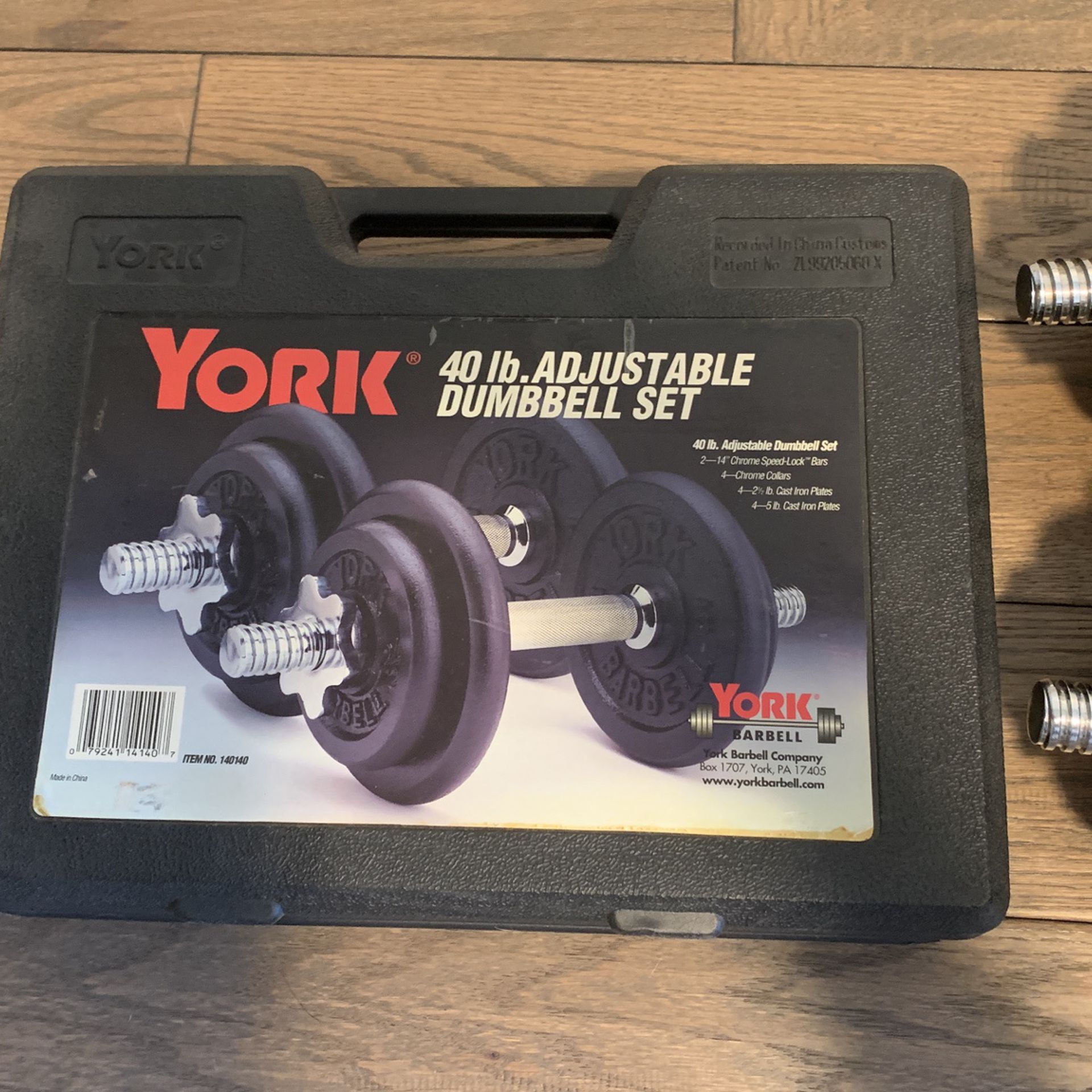 York 40-lb Dumbbell Set