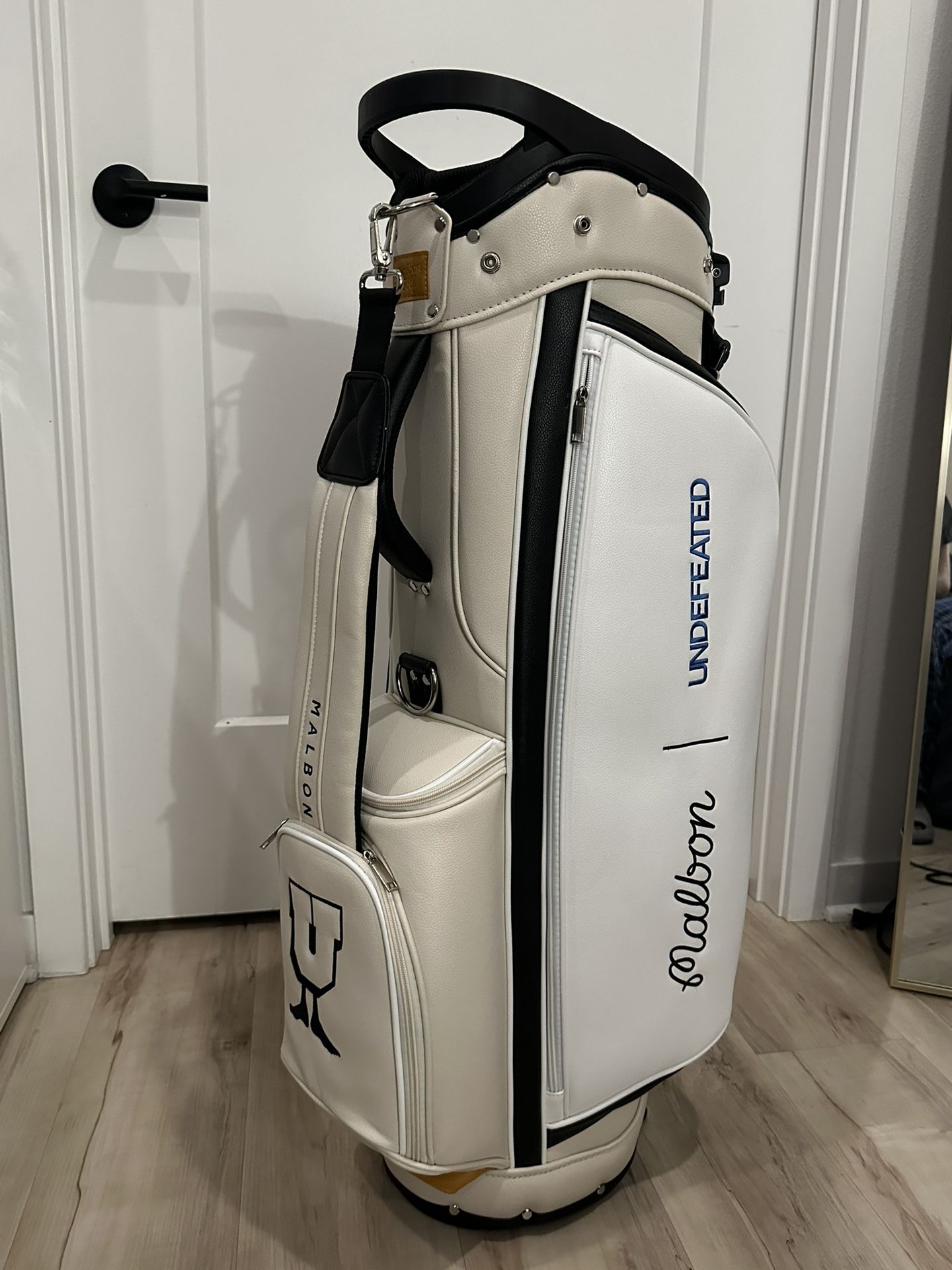 Malbon Undefeated Golf Bag Beige