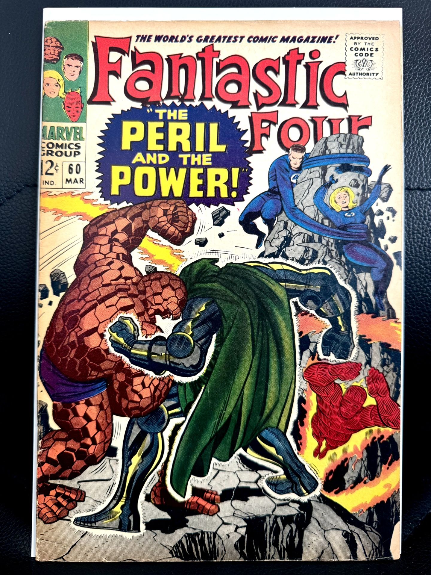 FANTASTIC FOUR #60 (1967) DOCTOR DOOM SILVER SURFER COSMIC BATTLE MARVEL SILVER