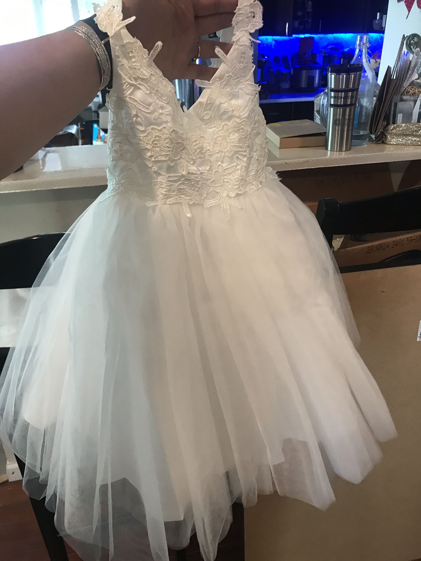 Flower girl dress, size 3T