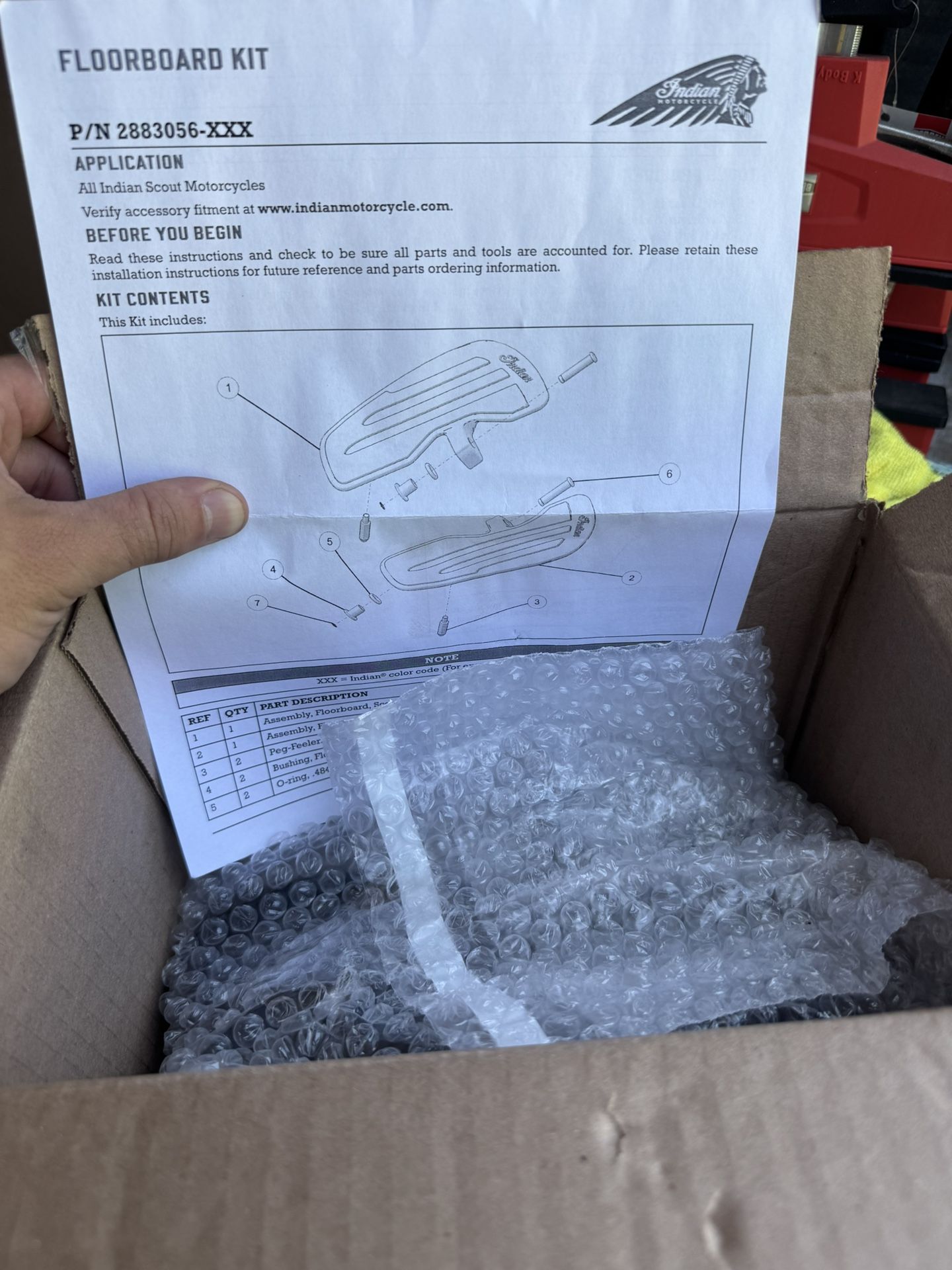 Indian Scout Foot Boards