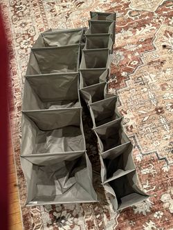 3 closet hanging storage organizer