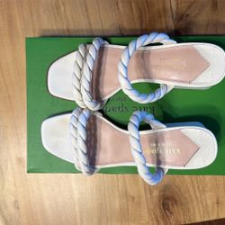 Kate spade,Cream Chunky Heel. (Nina) Size 9