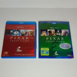 Disney Pixar Short Films Blu-ray Volume 1 & 2 Clean Discs