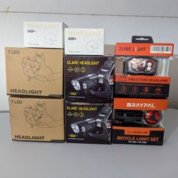 New USB chargeable LED headlight headlights 