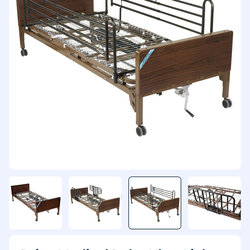 Fully electric medical bed