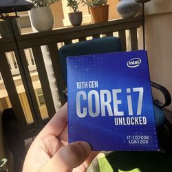 *Factory sealed* intel 10th Gen Core i7 unlocked (i7-10700k lga1200) 3.8ghz 16mb cache
