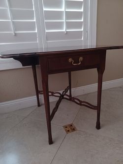 Solid Wood Sturdy Drexel Folding Night Stand Side Table Both For$145