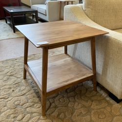 Natural Acacia End Table