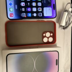 iPhone 14 Pro Max , 256gb Unlocked, Deep Purple, Excellent