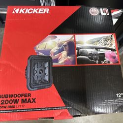 Kicker L7T Shallow Mount Subwoofer 