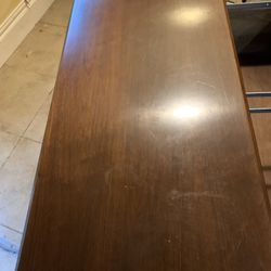 Solid Wood 2 Drawer Filing Cabinet. Very Heavy 