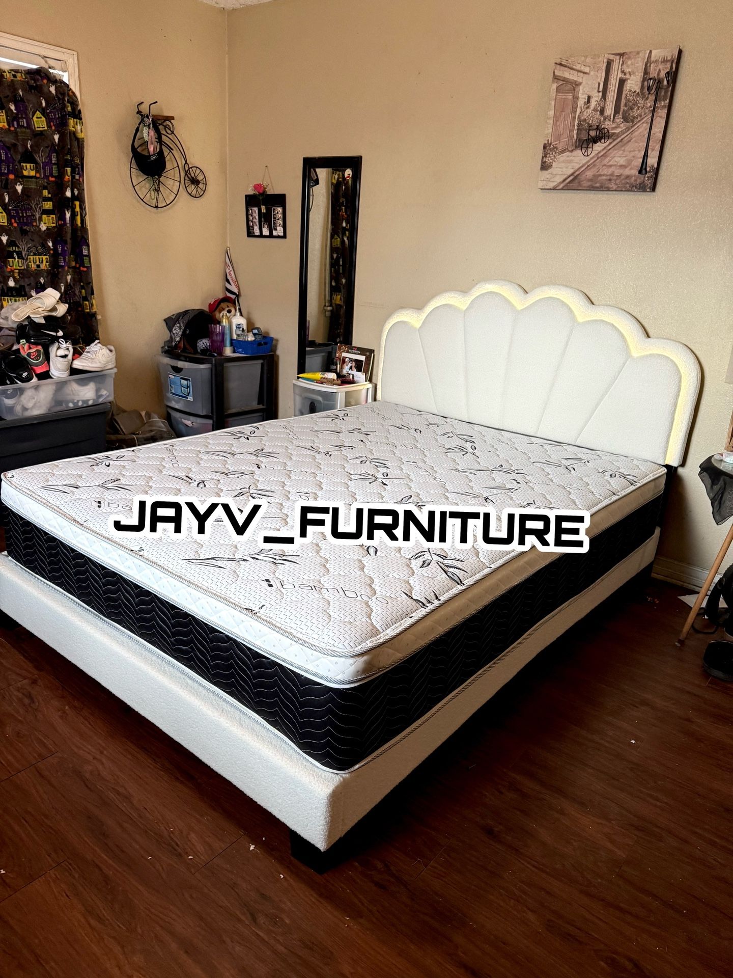 New When Bed Frame Witt Mattress
