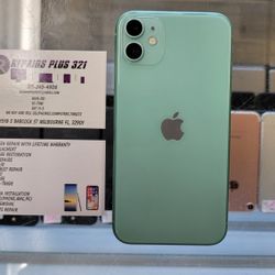 Unlocked Green iPhone 11 256gb