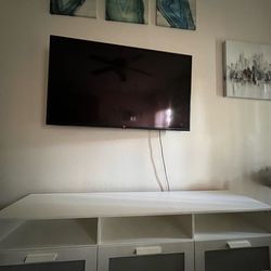 White TV stand