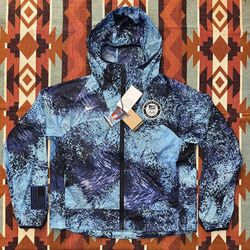 Nike ACG Olympic Team USA Windbreaker Jacket Blue Women’s Medium “NWT”