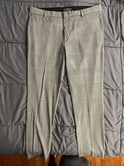H&M Gray Plaid Dress Pants