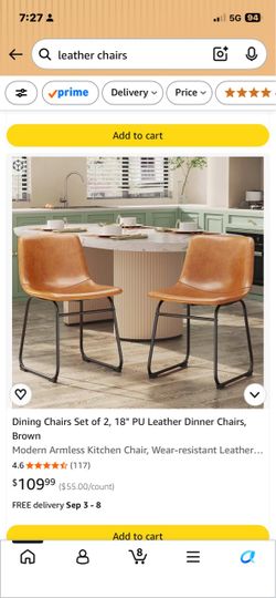 Two chairs, like new