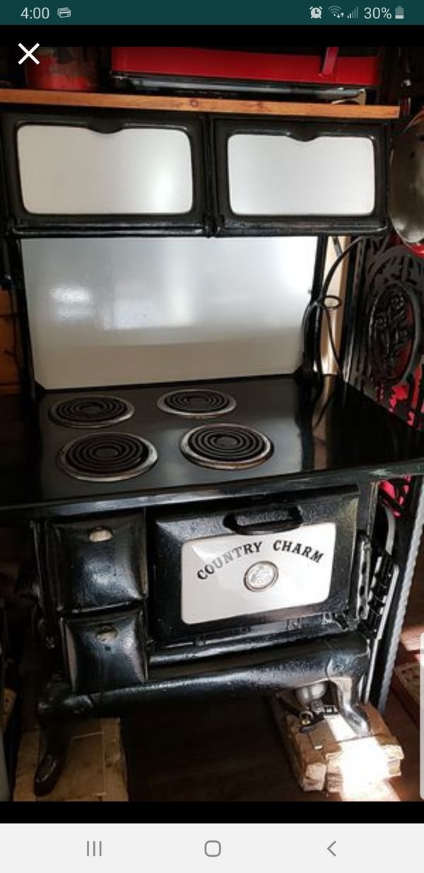 Country Charm Electric Cast Iron Cook Top Stove for Sale in Castle Rock