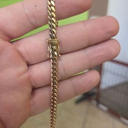 Solid 10K chain 34.4g