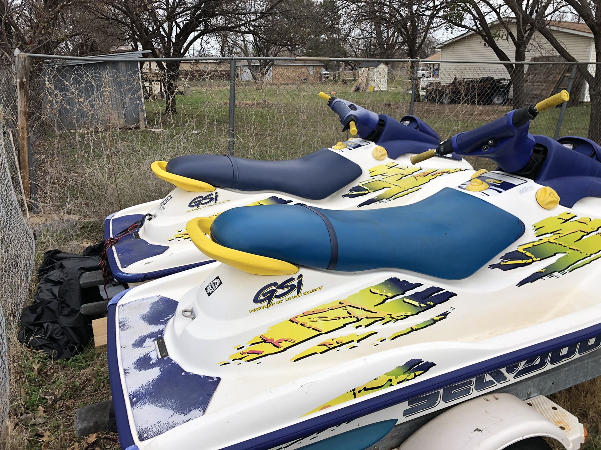 2 1997 seadoo GSI with double trailer for Sale in Abilene, TX OfferUp