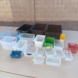 Plastic Storage Containers No Lids