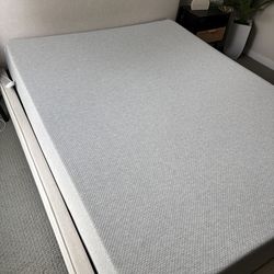 Queen Foam Mattress and Box Spring (Bundle or Separate) - Great Condition