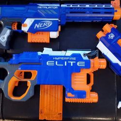 Nerf Elite Blue gun set