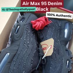 Levis Niike Air Max 95 OG Black Denim 