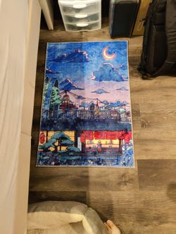 Manga LoFi Style plush Rug