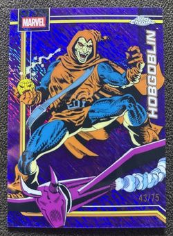 2026 Topps Chrome Marvel Comics #126 Hobgoblin Purple Shimmer Refractor /75
